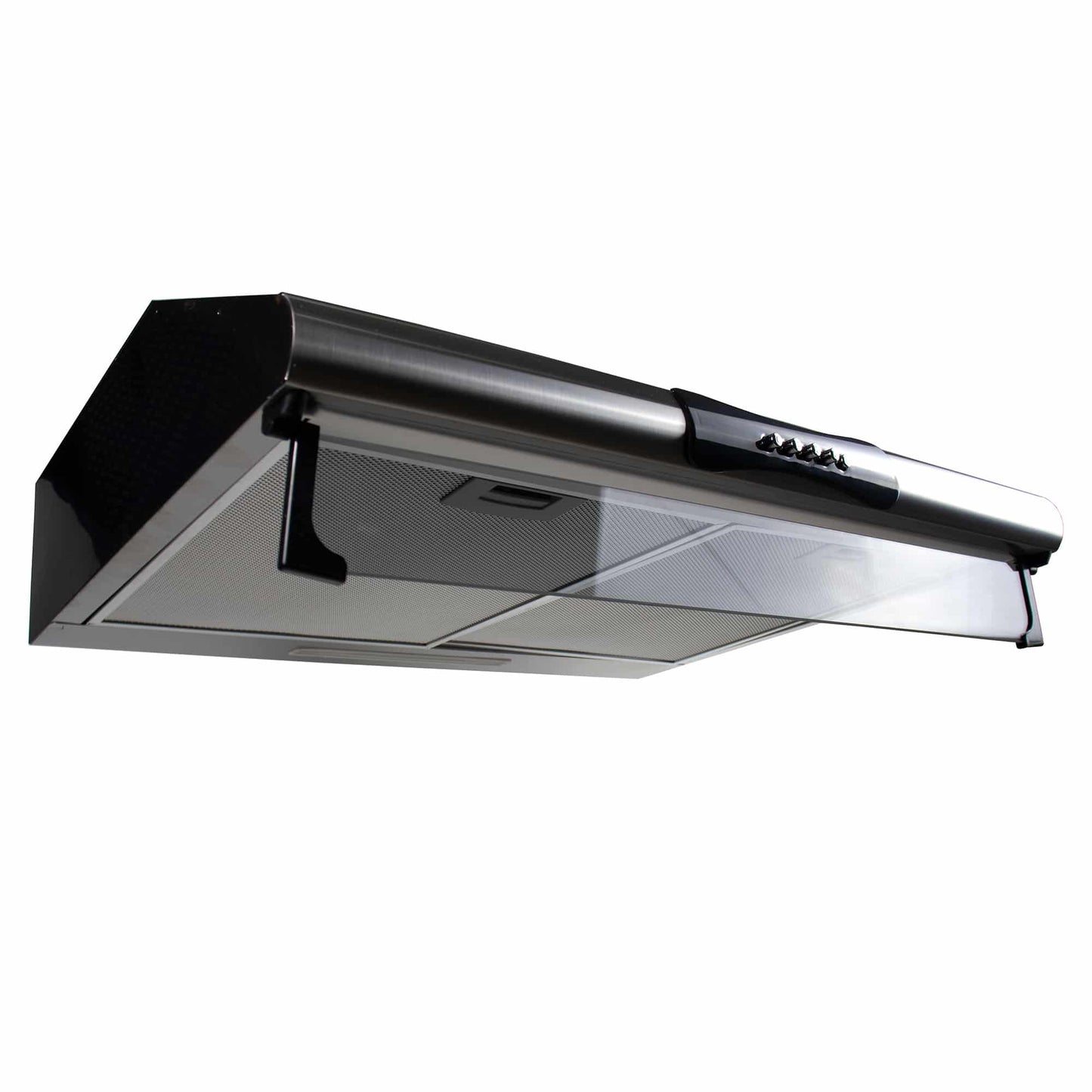 Pachet plita incorporabila gaz 4 arzatoare 59x51 cm cu aprindere electrica si hota perete inox 2 mot