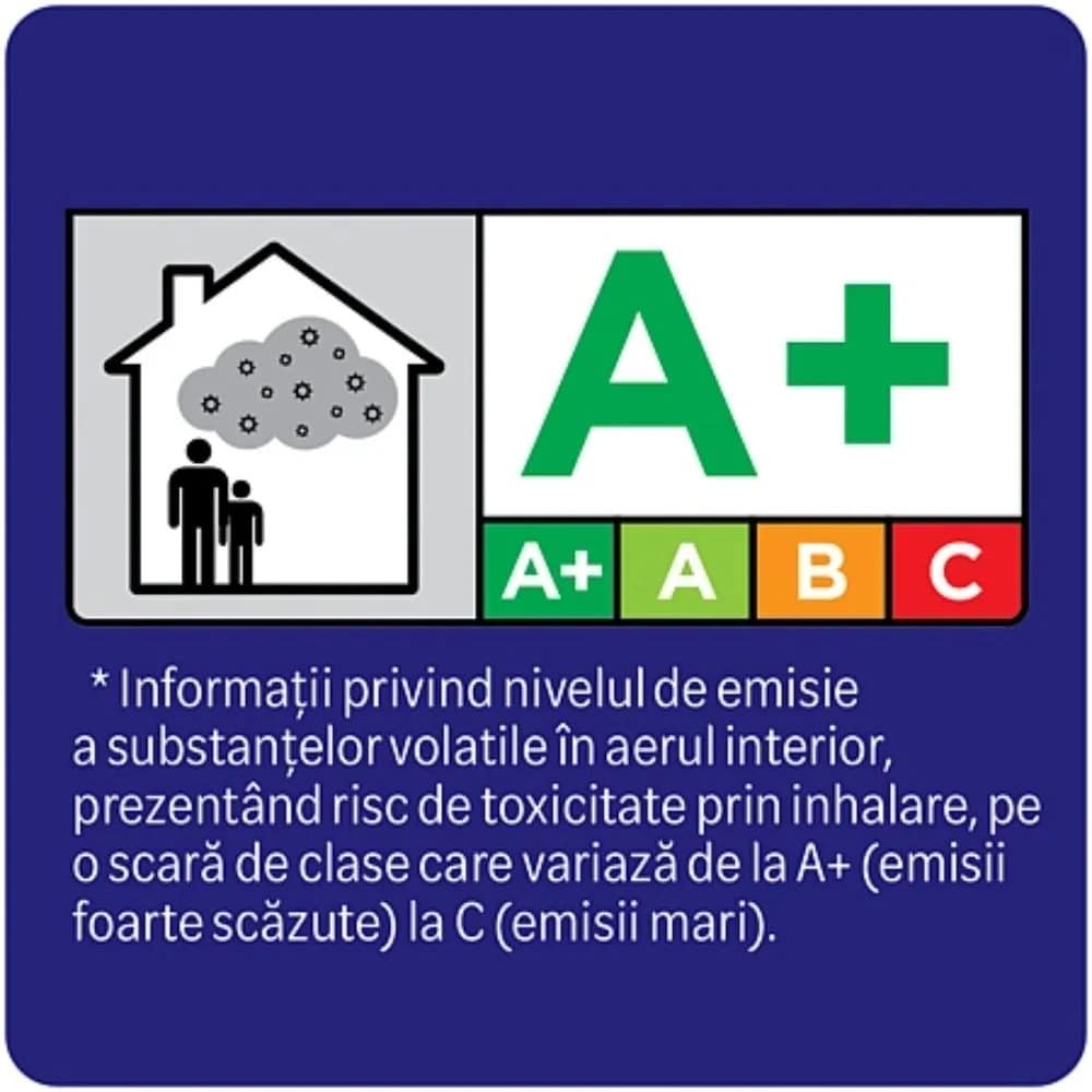 Vopsea lavabila interior baie si bucatarie 4L, rezistenta la umiditate, alba, SPOR