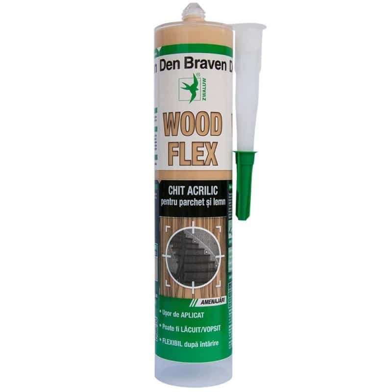 Chit acrilic pentru parchet 280 ml, nuanta Cires, Woodflex