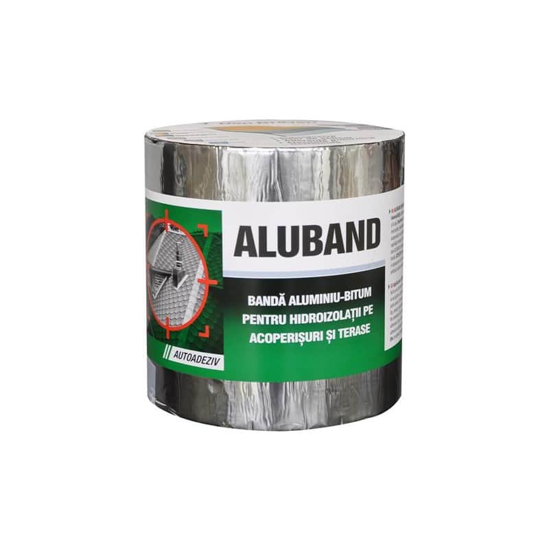 Banda aluminiu 20cm x 10m pentru etansare si protectie