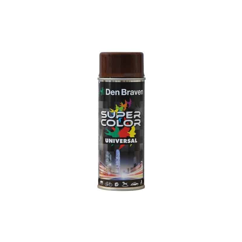 Spray vopsea universal 400 ml, maro inchis RAL 8011, acoperire uniforma