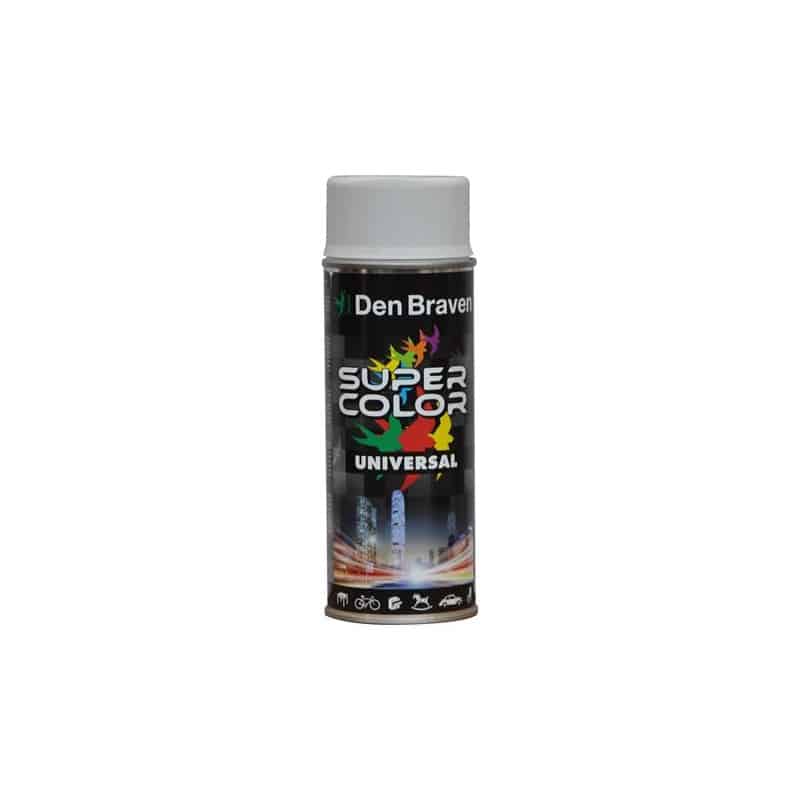 Spray vopsea universal alb mat RAL 9010, 400ml, finisaj mat