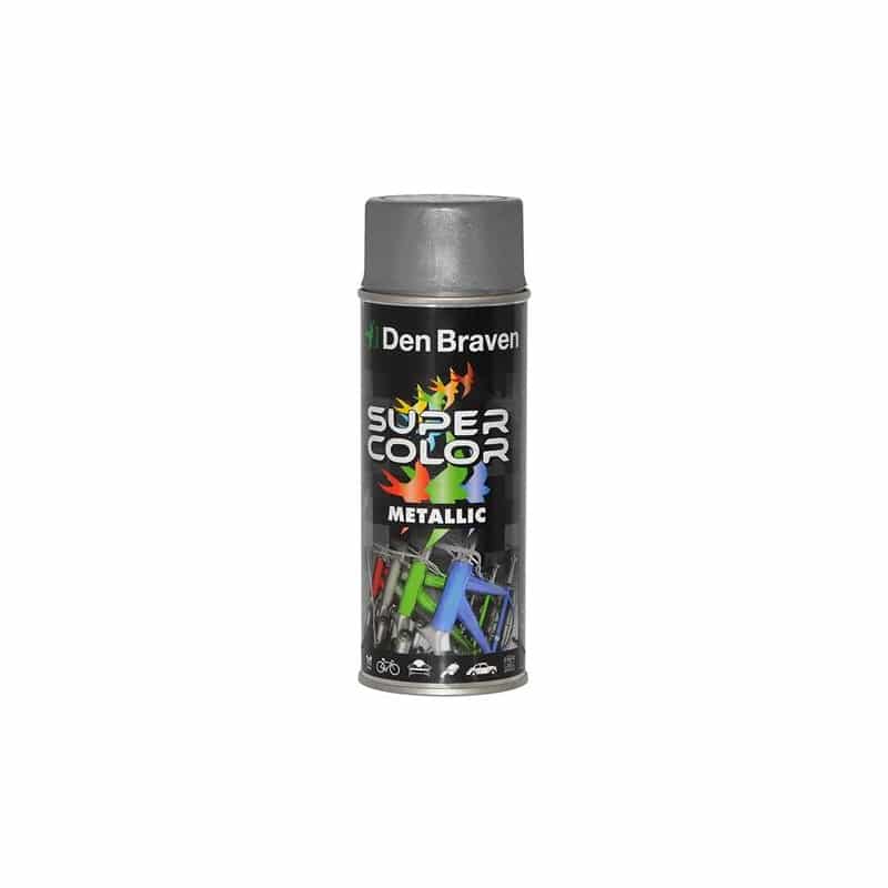 Spray vopsea cu finisaj metalic inox, 400ml, uscare rapida si aplicare precisa