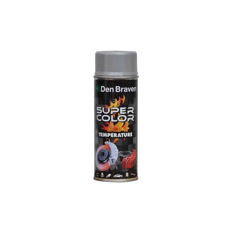 Spray vopsea rezistent la temperaturi inalte 400ml, argintiu metalizat