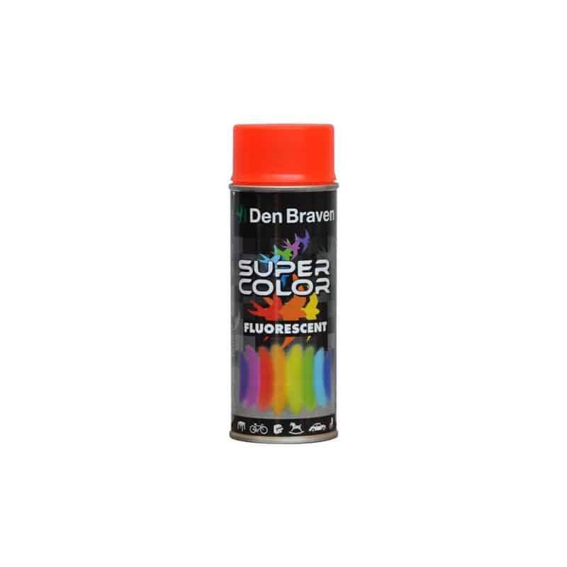 Spray vopsea fluorescent rosu-orange 400ml pentru marcaje si decoruri