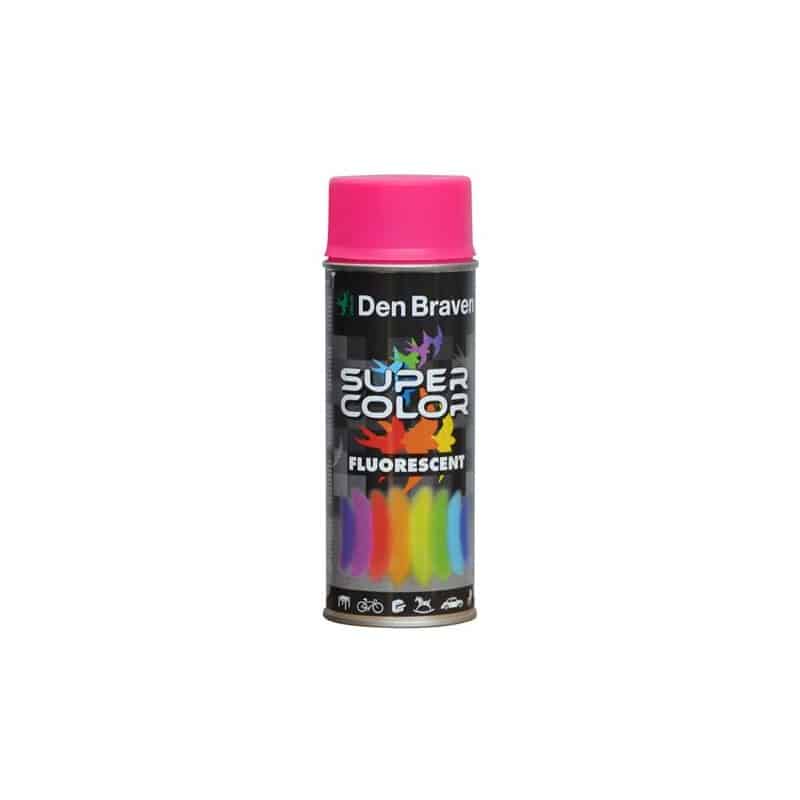 Spray vopsea fluorescent roz, 400 ml, uscare rapida si acoperire uniforma