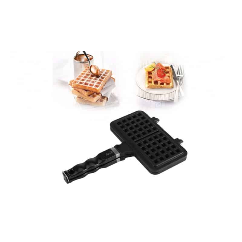 Tigaie pentru vafe cu design tip fagure, material rezistent si usor de curatat
