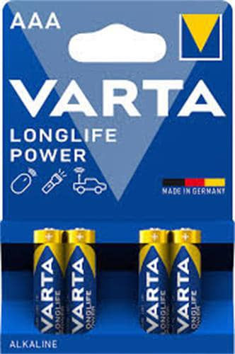 Baterii R3 (AAA) alcaline Longlife Power, blister 4 bucati, albastru