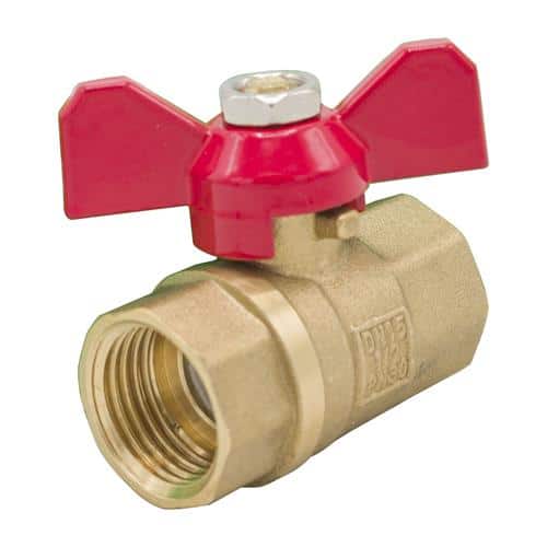 Robinet bronz trecere 1" F-F pentru instalatii sanitare si termice