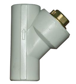 Fiting PPR tip Y 20 mm cu filtru pentru instalatii sanitare si termice