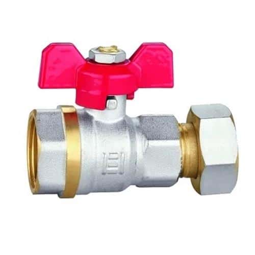 Robinet bronz cu holender 3/4 FF, conexiune filet interior-interior, etansare eficienta