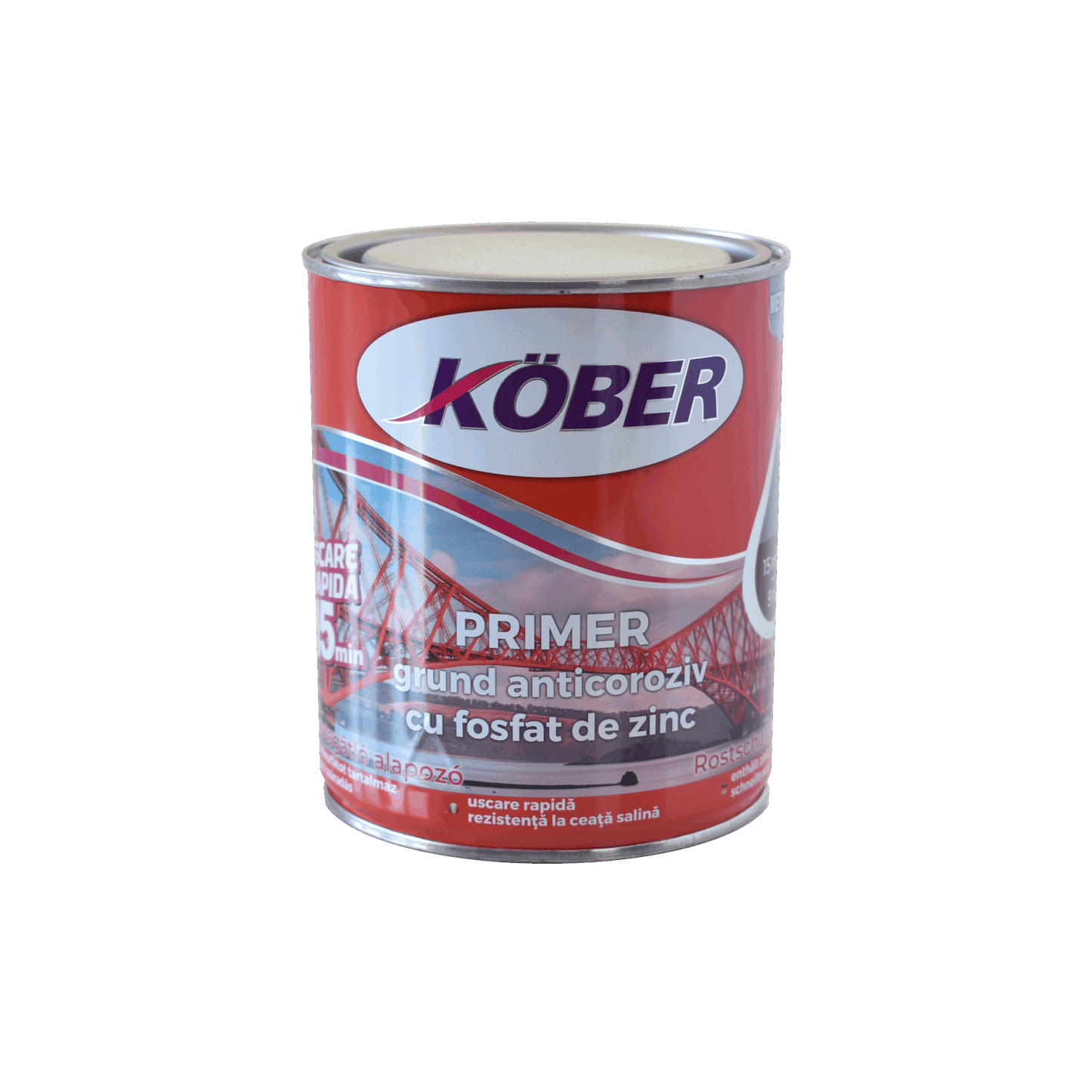 Grund primer anticoroziv pentru metal, 0.75L, rosu oxid