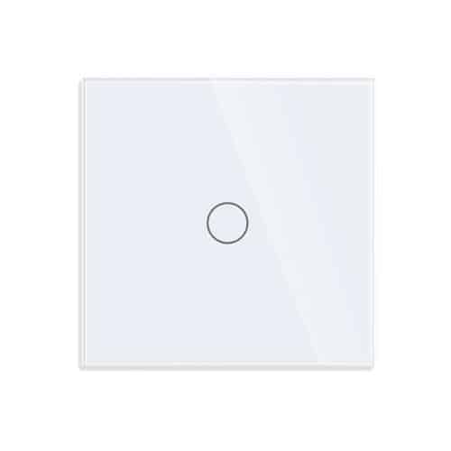 Intrerupator simplu alb, 500W, pentru iluminat rezidential
