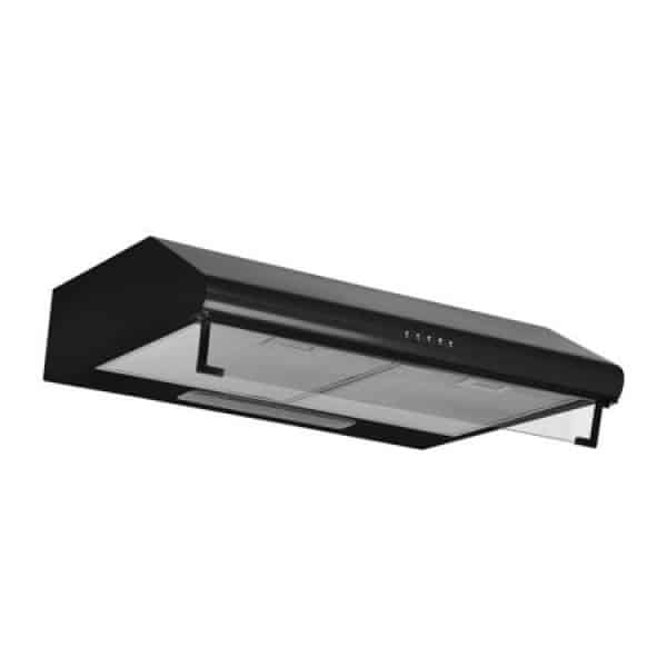 Pachet cuptor electric incorporabil 51L + plita gaz incorporabila + hota 2 motoare 190W, negru