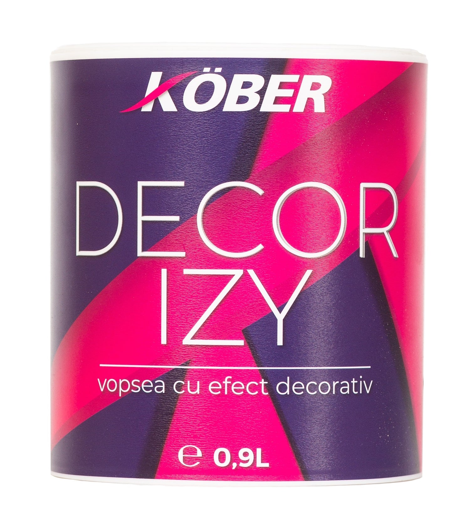 Vopsea decorativa IZY 0.9L, maro tutun, efect sidefat si texturat