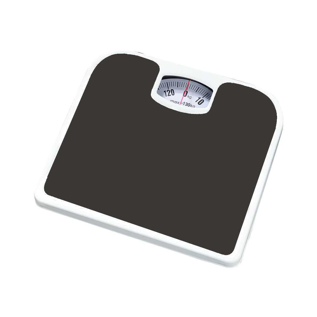 Cantar de baie mecanic, capacitate 130 kg, afisaj analogic negru