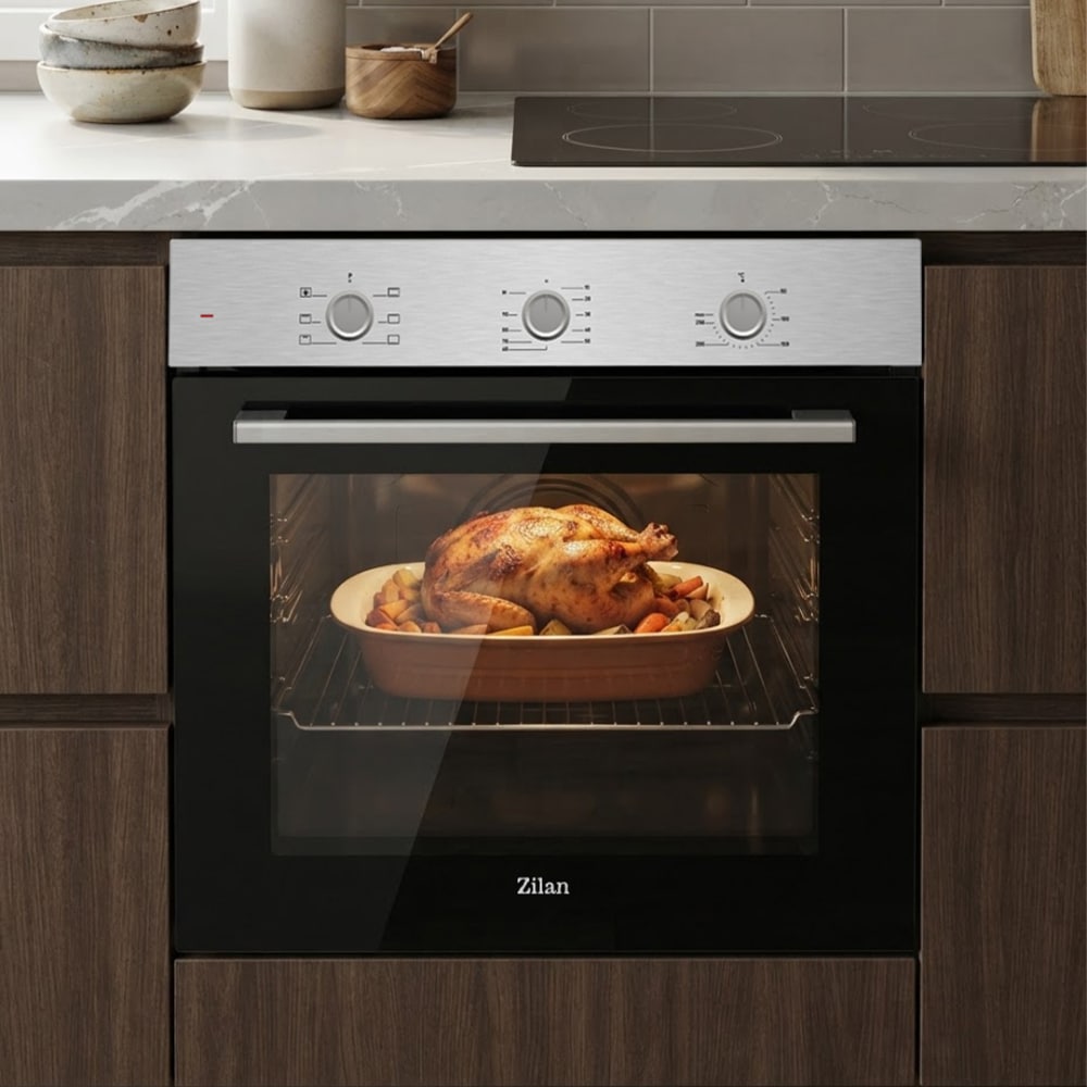 Cuptor electric incorporabil 73L, 6 functii, grill, putere 2482W, design modern
