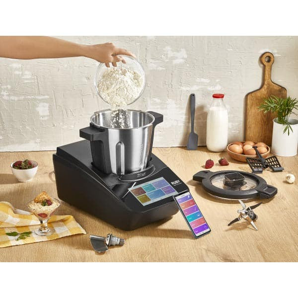 Robot de bucatarie multifunctional, 1700W, capacitate 4.7L, 18 functii, touchscreen, aplicatie mobil