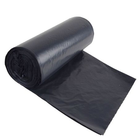 Saci menajeri 40L, 50x80 cm, 40 bucati pe rola, culoare neagra