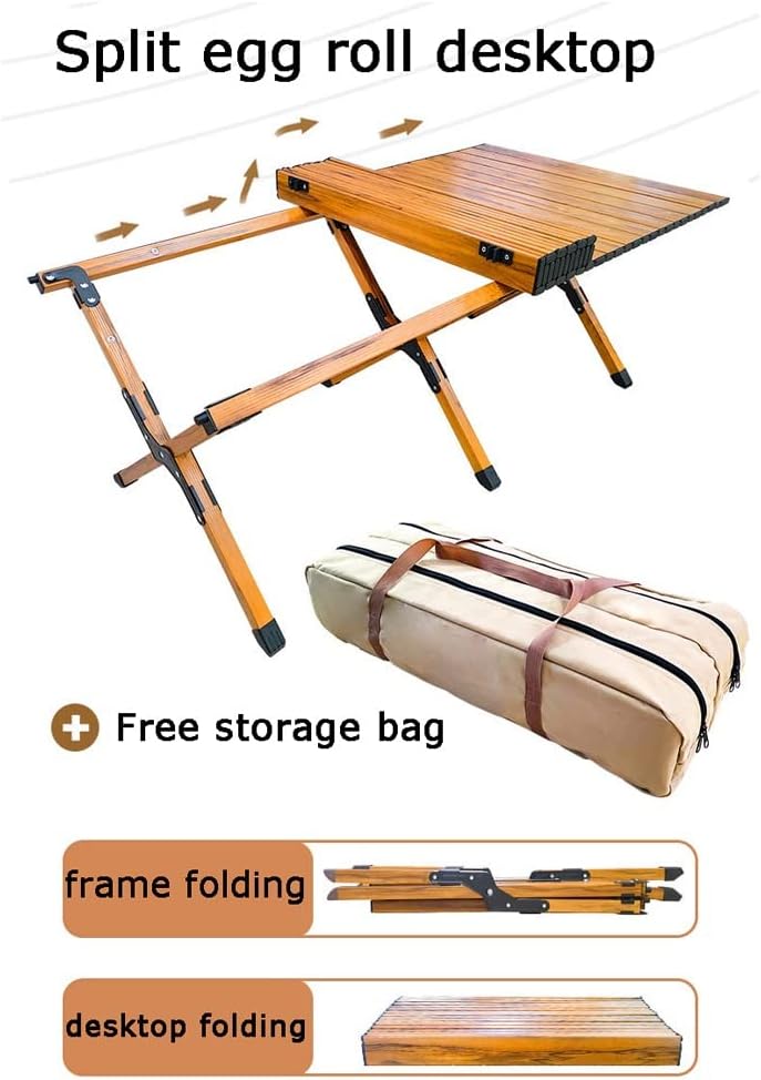 Masa pliabila pentru camping, 60x87x45 cm, stabila si compacta