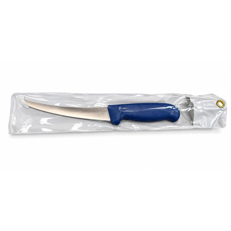 Cutit pentru macelarie cu lama ingusta curbata, 28cm, maner ergonomic