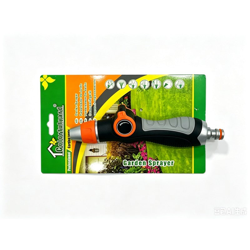 Pistol pentru udat simplu, jet reglabil, maner ergonomic, compatibil cu fitinguri standard