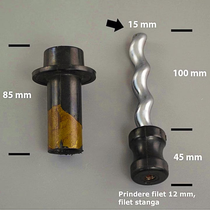 Melc pentru pompa submersibila, filet 12 mm stanga