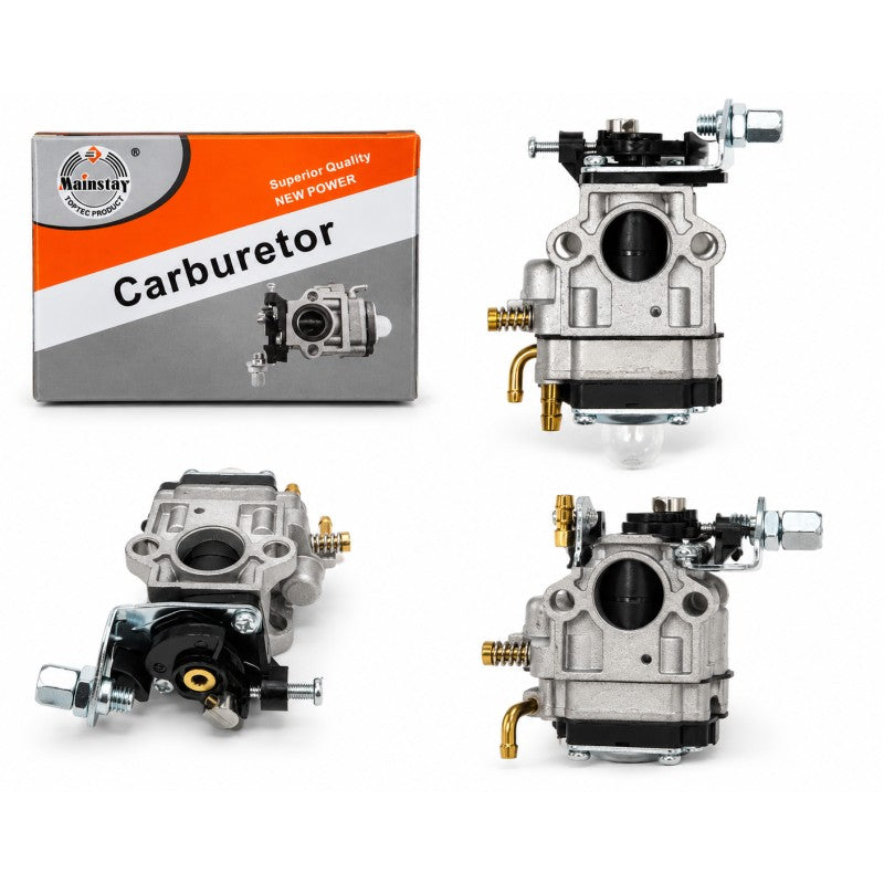 Carburator complet pentru motocoasa, cu pompa amorsare si reglaj, motor 2 timpi