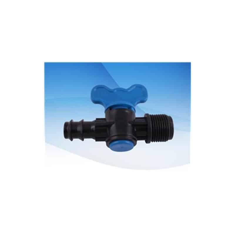 Robinet furtun picurare cu filet exterior 1/2" x 16 mm, control debit apa