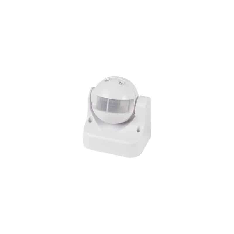 Senzor prezenta rotund alb, detectie 180 grade pentru interior