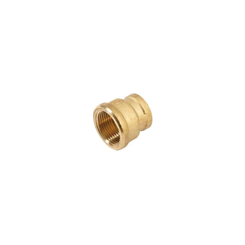 Fiting bronz mufa redusa FF 3/4-1/2 pentru instalatii sanitare si termice