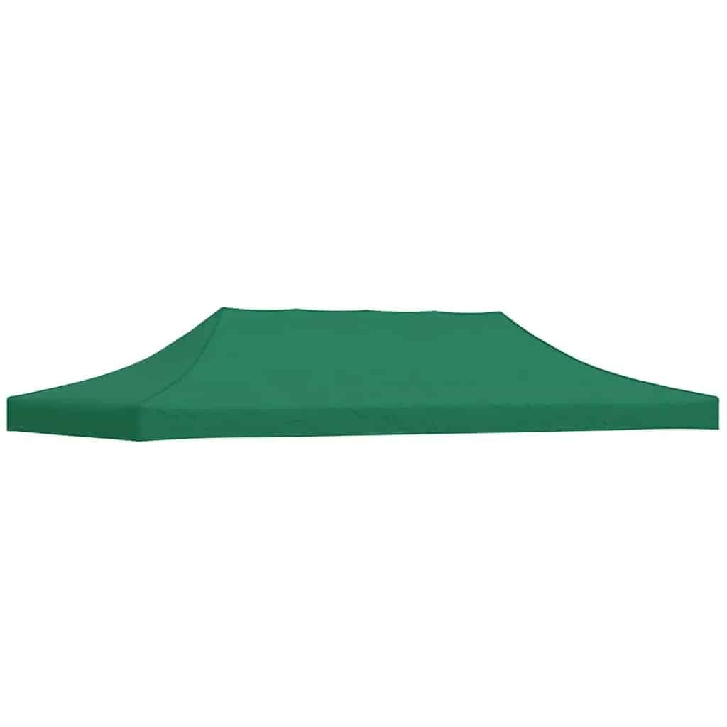 Acoperis pavilion/cort 3x4.5m verde, rezistent la apa si raze UV