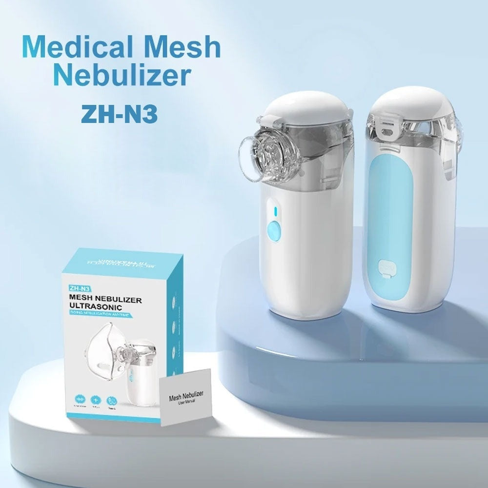 Aparat aerosoli, mini, nebulizator ZH-N3, ultrasonic, incarcare tip USB-C