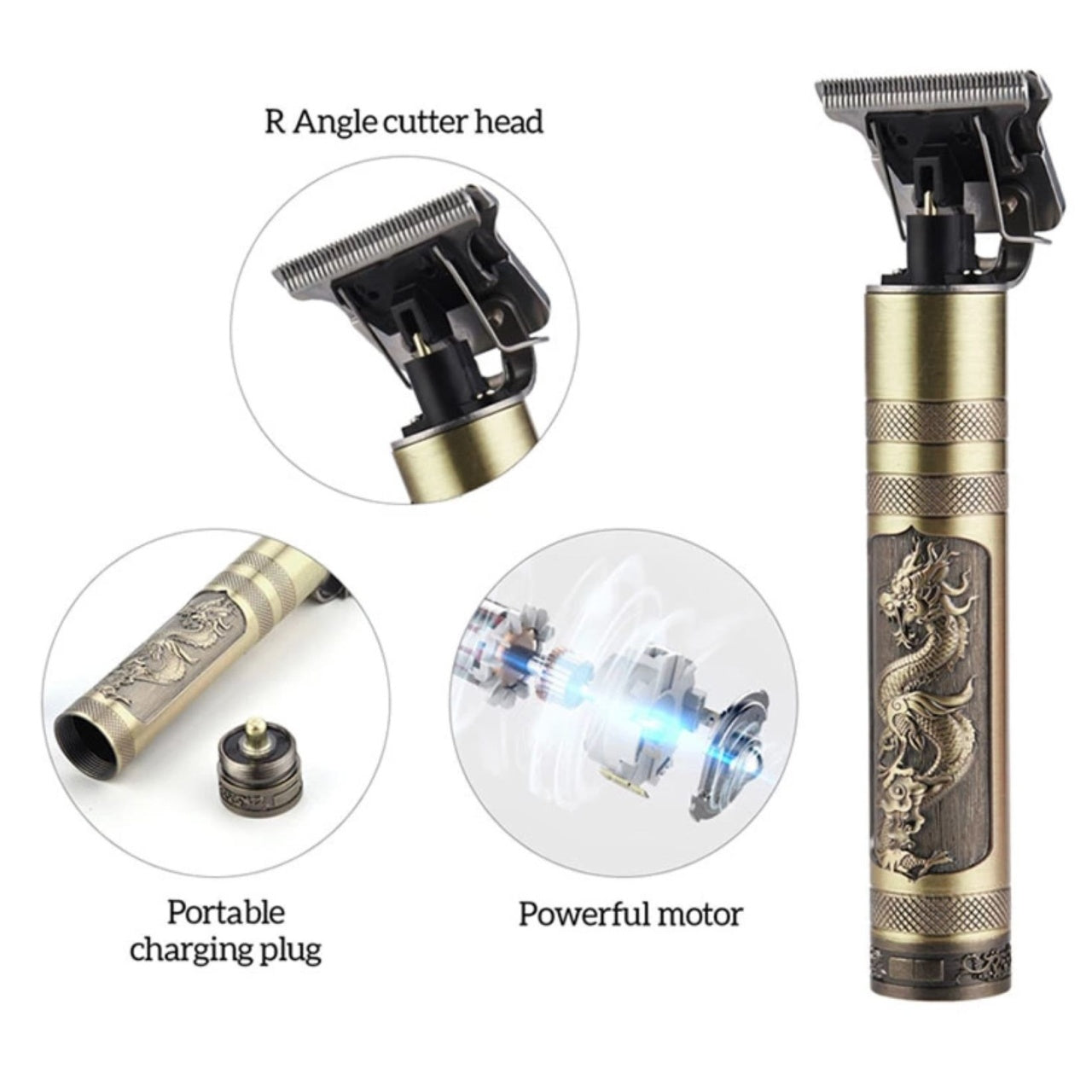 Aparat de tuns profesional, pentru par si barba, Himalaya FOXMAG24®