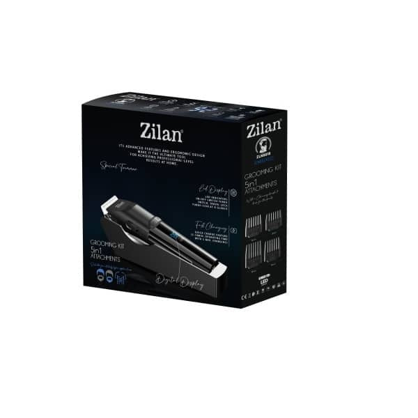 Aparat de tuns trimmer Rhodos 5 in 1 cu lama detasabila si afisaj LED