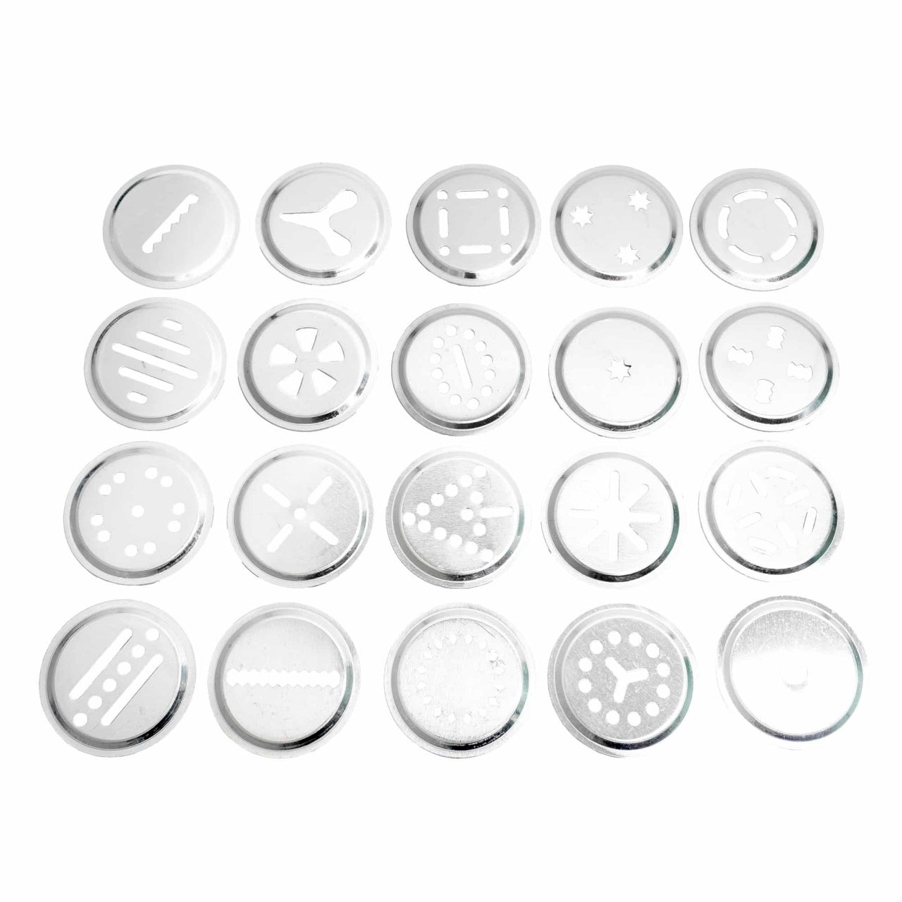 Aparat pentru facut si ornat fursecuri cu 20 forme metalice si 4 palnii
