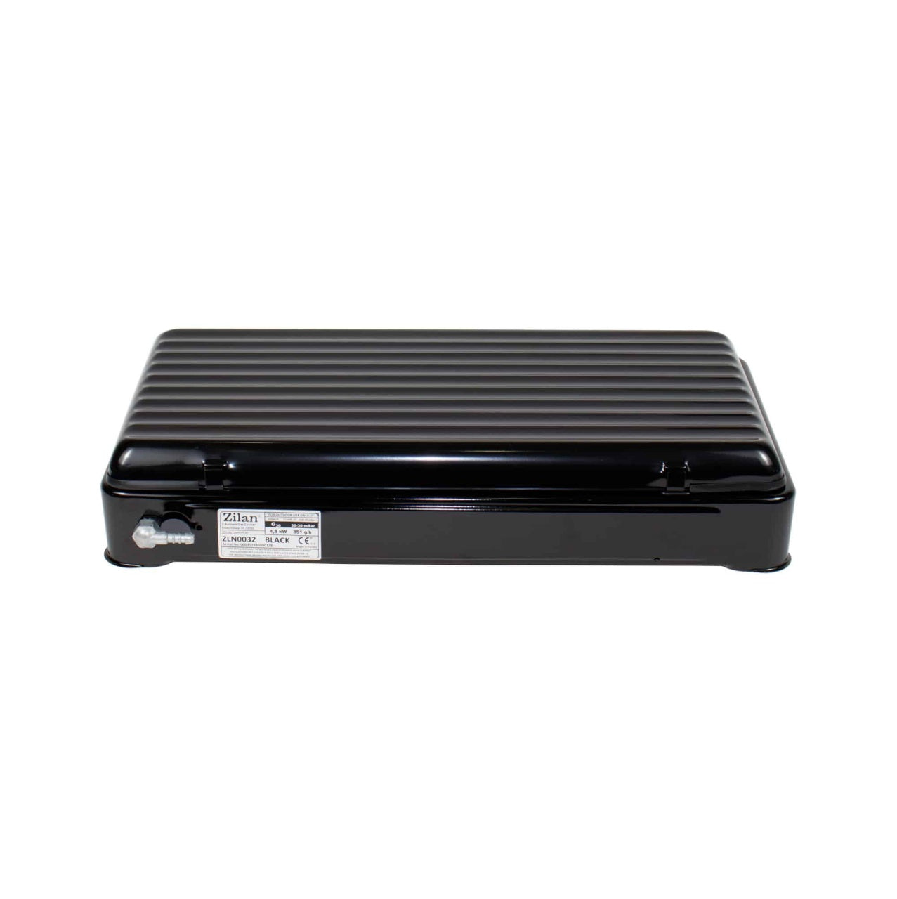 Aragaz 3 ochiuri pe butelie, negru, dimensiuni compacte 62x36x11 cm