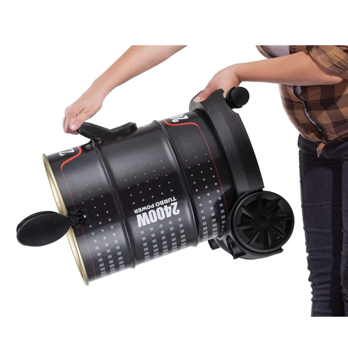 Aspirator fara sac 2400W cu capacitate 21L, tub telescopic si functie suflare
