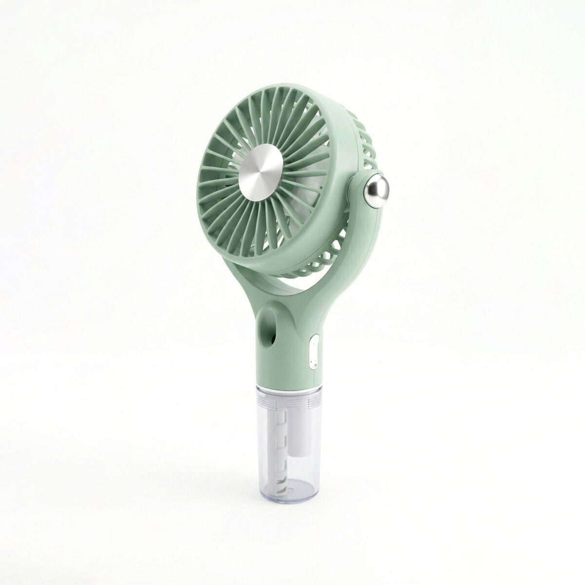 Ventilator portabil de mână, reîncărcabil prin USB, funcție de pulverizare a apei, oscilant, cu suport de masa