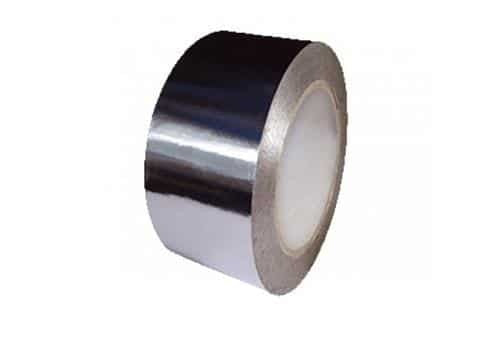 Banda adeziva din aluminiu 50mm x 50m, grosime 30 microni, rezistenta termica