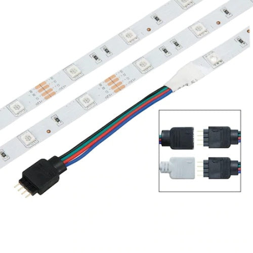 Banda Led cu lumina multicolora , Exterior/Interior 60 Led-uri/m, 5 metri cu Controller si Alimentare, FOXMAG24