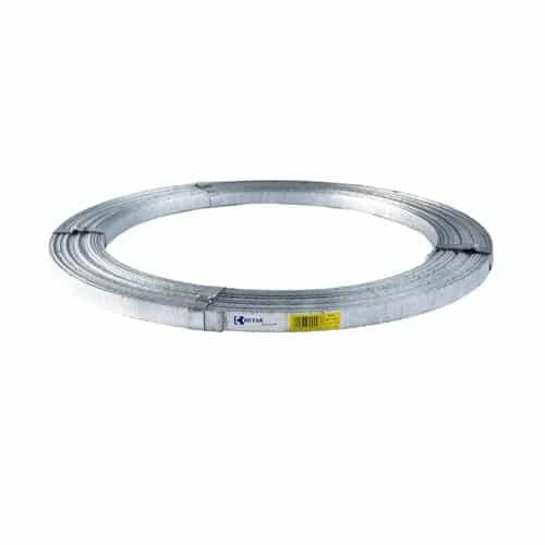 Banda zincata 25x4 mm, greutate 0.8kg/m, argintiu, rezistenta anticoroziva
