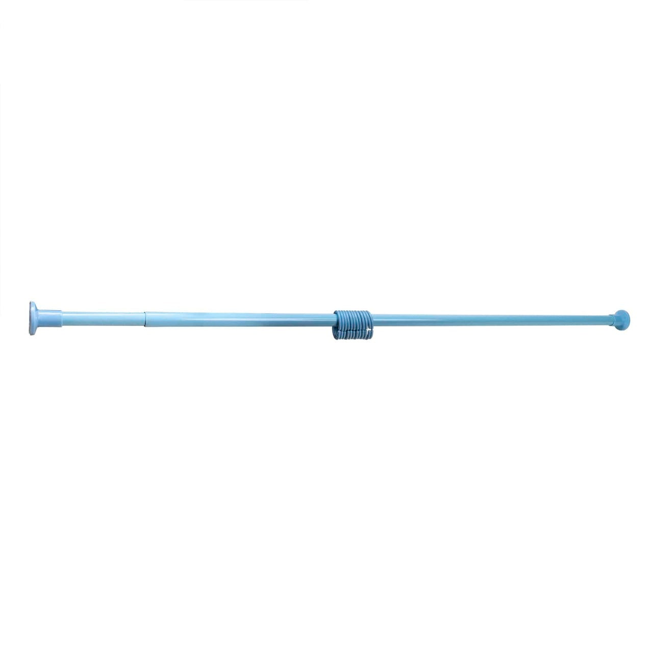 Bara extensibila pentru perdea de dus, 2m, albastru, PVC texturat