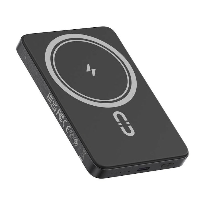 Baterie portabila Wireless, reincarcabila, 5000mAh, 20W