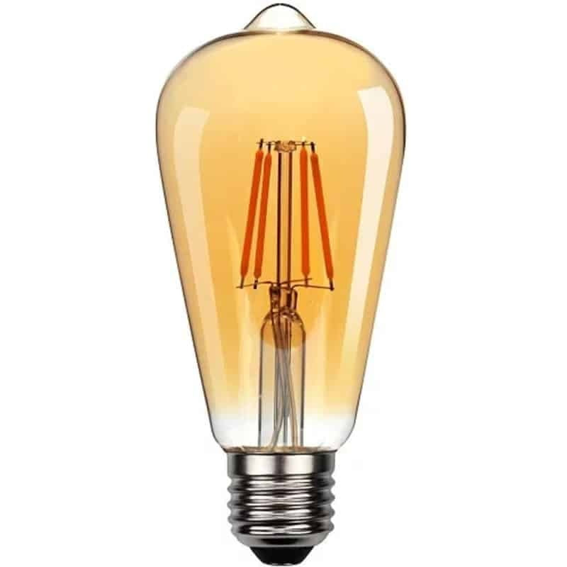 Bec LED para 4W E27 220V culoare maro, lumina calda ambientala
