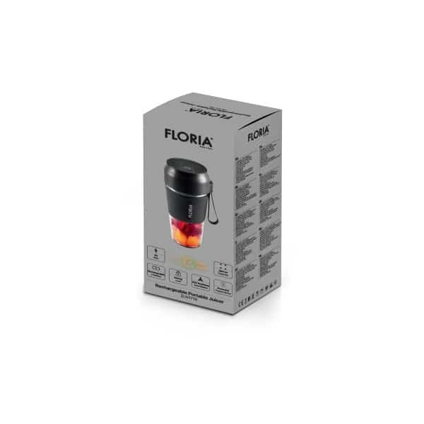 Blender Portabil pentru suc, 50W, capacitate 300ml, negru