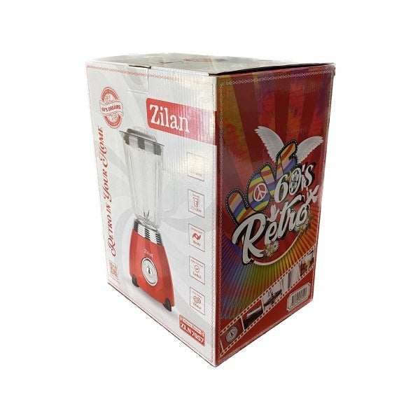 Blender Retro cu capacitate 1.5L, putere 500W si lame din otel