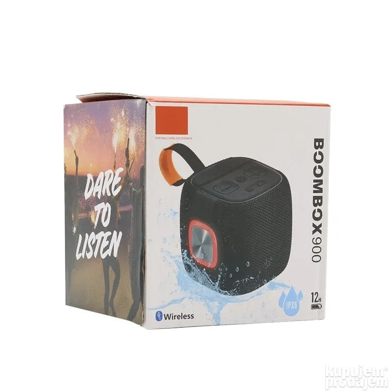 Boxa portabila cu lumini LED si Bluetooth X900, sunet puternic si design compact