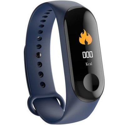 Bratara M3 Band Fitness, HR, Display OLED 0.96 inch, Notificari, Pedometru, Bluetooth, Albastru