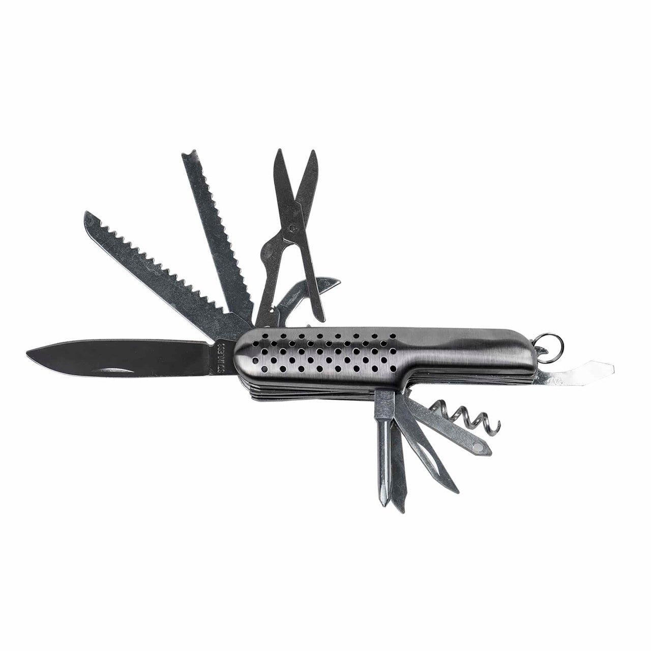 Briceag multifunctional inox pentru sport si camping